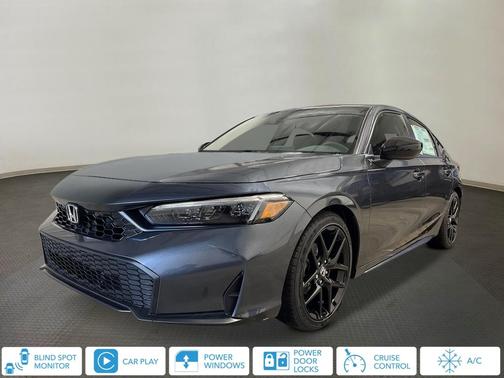 Meteorite Gray Metallic 2026 Honda Civic Sport