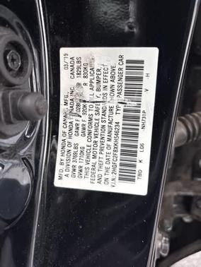 2019 Honda Civic Sport