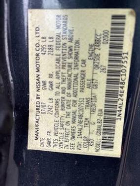 2008 Nissan Altima 2.5 S