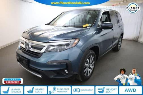 Steel Sapphire Metallic 2021 Honda Pilot EX-L