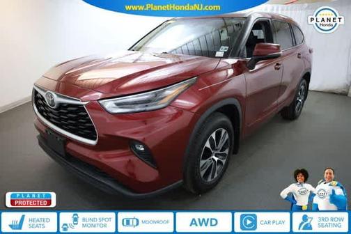 Ruby Flare Pearl 2021 Toyota Highlander XLE