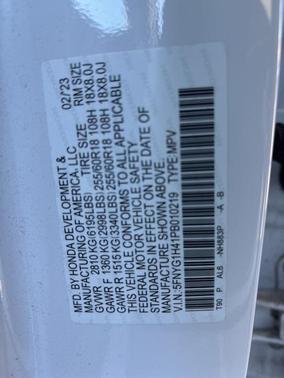 2023 Honda Pilot EX-L 8-Passenger