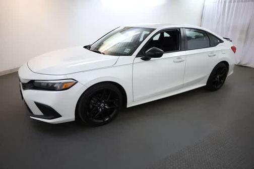Platinum White Pearl 2023 Honda Civic Sport