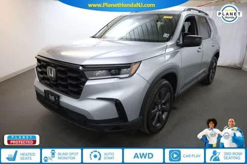 Lunar Silver Metallic 2024 Honda Pilot Sport