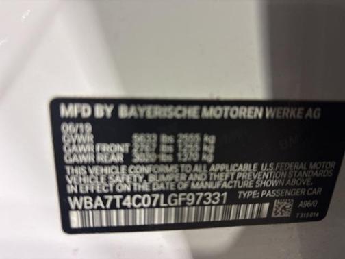 2020 BMW 740 i xDrive