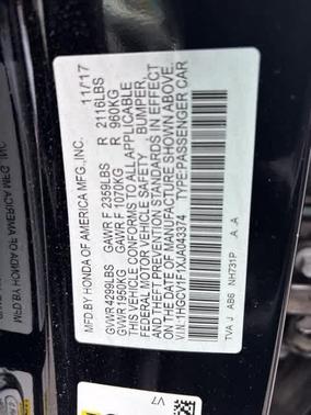 2018 Honda Accord LX