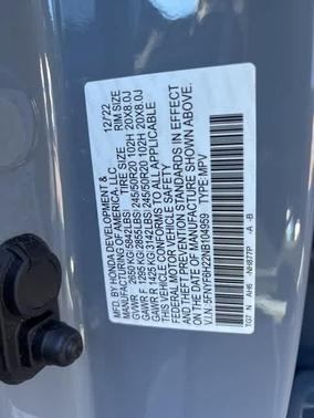 2022 Honda Pilot Special Edition