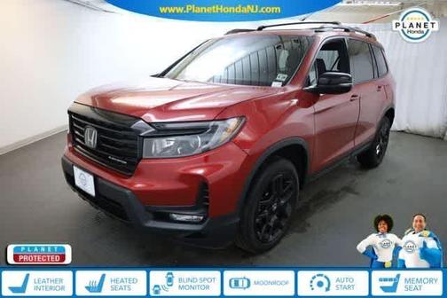 Radiant Red Metallic II 2024 Honda Passport Black Edition
