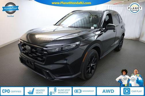 Crystal Black Pearl 2024 Honda CR-V Hybrid Sport