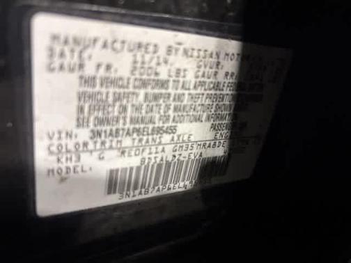 2014 Nissan Sentra SV