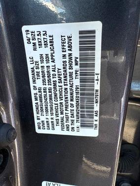 Modern Steel Metallic 2019 Honda CR-V EX