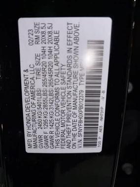 2023 Honda Passport Elite