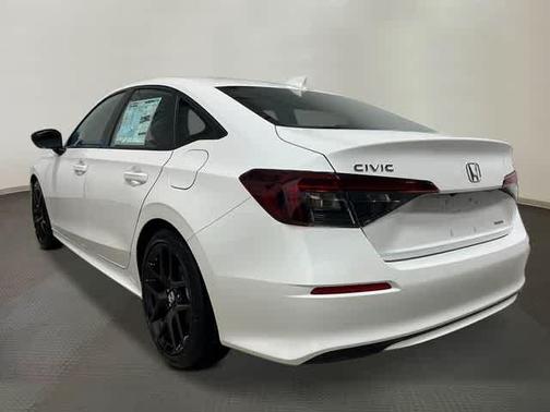 Platinum White Pearl 2026 Honda Civic Hybrid Sport