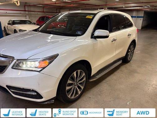 White 2016 Acura MDX 3.5L
