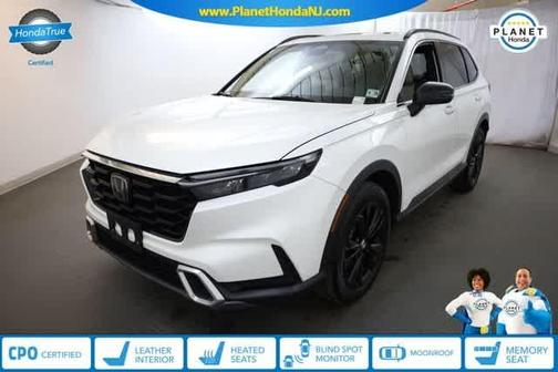 Platinum White Pearl 2023 Honda CR-V Hybrid Sport Touring