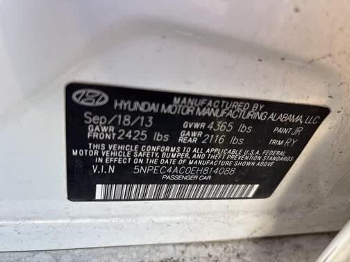 2014 Hyundai SONATA Limited