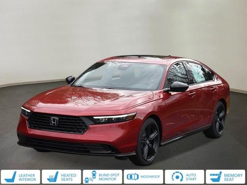 Radiant Red Metallic 2026 Honda Accord Hybrid Sport-L