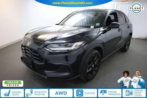 Crystal Black Pearl 2023 Honda HR-V Sport