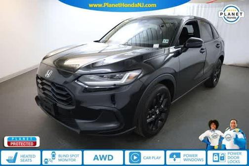 Crystal Black Pearl 2023 Honda HR-V Sport