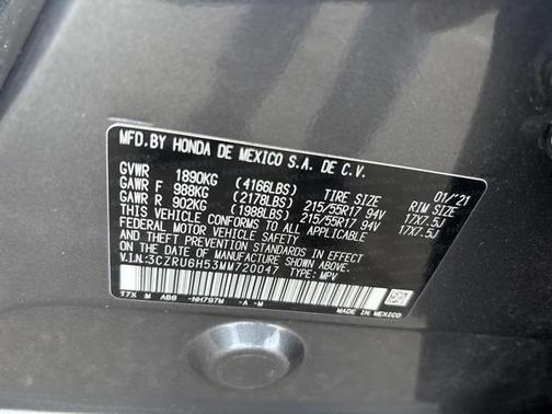 2021 Honda HR-V EX
