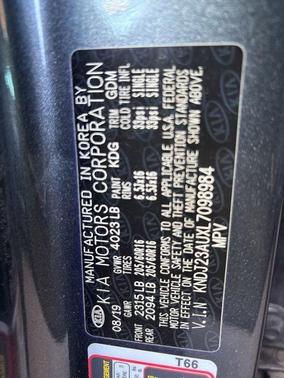 Gray 2020 Kia Soul LX