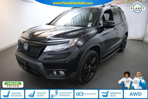 Crystal Black Pearl 2021 Honda Passport Elite