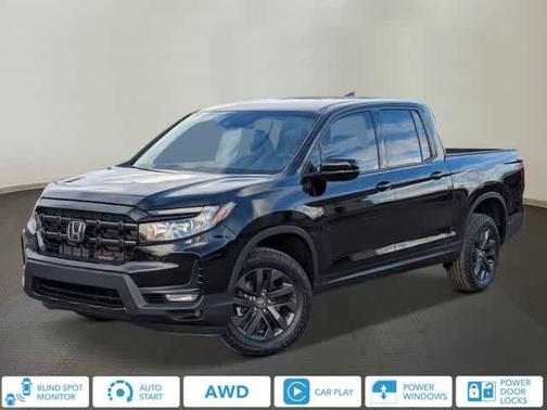 Crystal Black Pearl 2026 Honda Ridgeline Sport