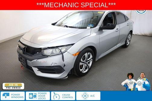 Lunar Silver Metallic 2016 Honda Civic LX