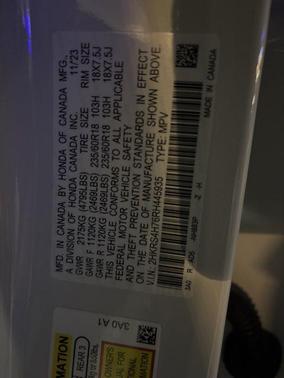 Silver 2024 Honda CR-V EX-L