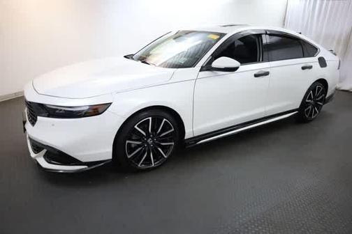 Platinum White Pearl 2024 Honda Accord Hybrid Touring