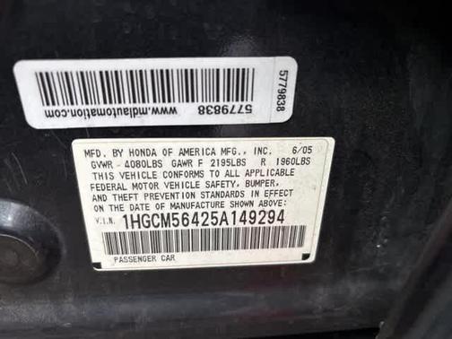 2005 Honda Accord LX