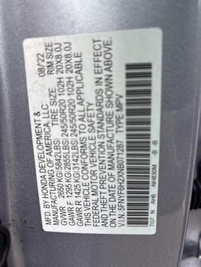 2022 Honda Pilot Special Edition