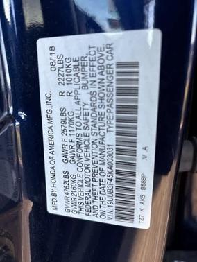 2019 Acura TLX V6 w/Technology Package