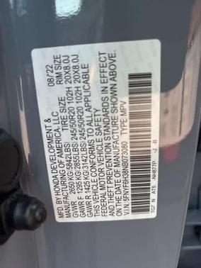 2022 Honda Pilot Sport