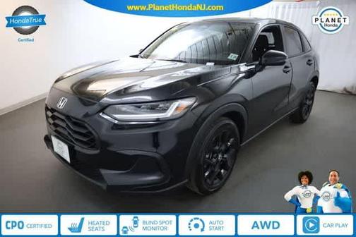 Crystal Black Pearl 2024 Honda HR-V Sport