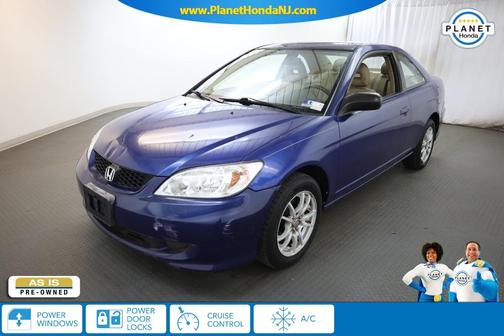 Vivid Blue Pearl 2004 Honda Civic LX