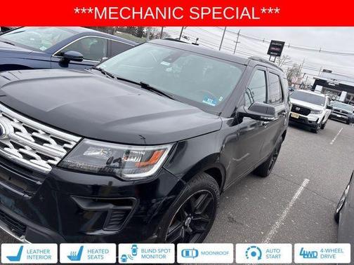 Shadow Black 2018 Ford Explorer sport