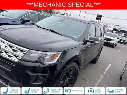 Shadow Black 2018 Ford Explorer sport