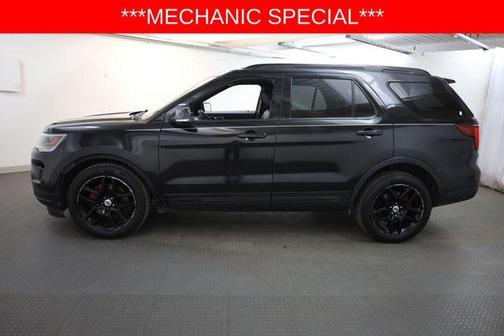 Shadow Black 2018 Ford Explorer sport