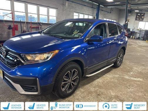 Aegean Blue Metallic 2021 Honda CR-V EX-L