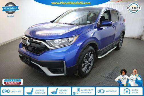 Aegean Blue Metallic 2021 Honda CR-V EX-L