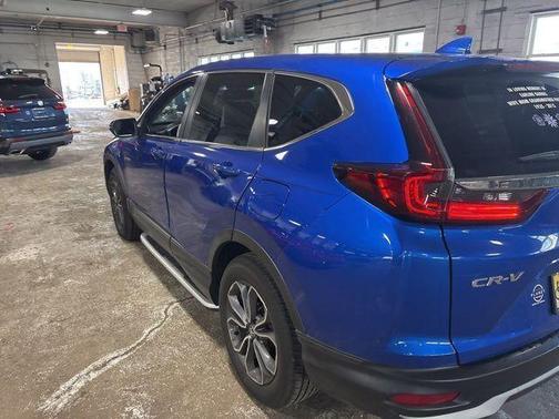 Aegean Blue Metallic 2021 Honda CR-V EX-L