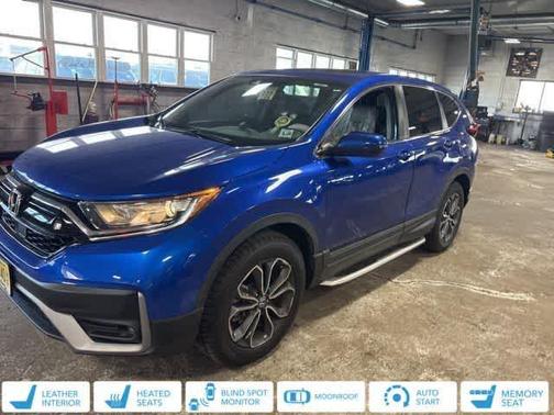 Aegean Blue Metallic 2021 Honda CR-V EX-L