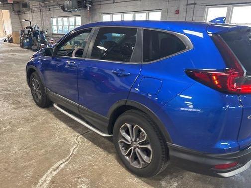 Aegean Blue Metallic 2021 Honda CR-V EX-L