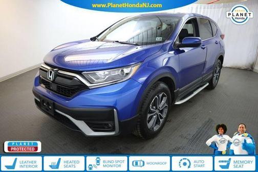 Aegean Blue Metallic 2021 Honda CR-V EX-L