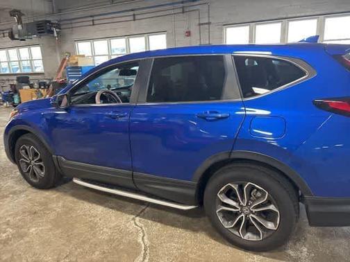 Aegean Blue Metallic 2021 Honda CR-V EX-L