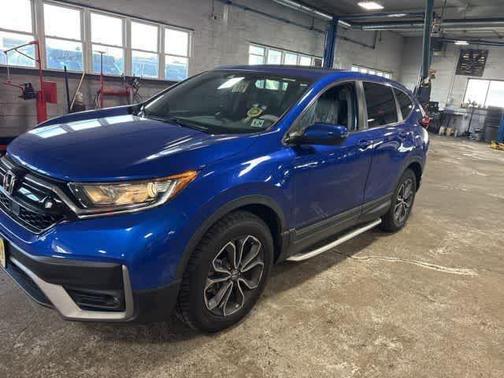 Aegean Blue Metallic 2021 Honda CR-V EX-L