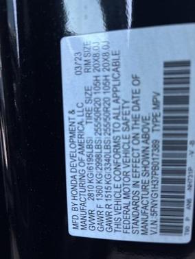 2023 Honda Pilot Sport