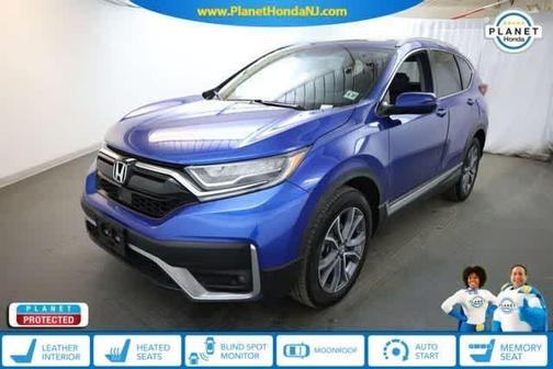 Aegean Blue Metallic 2022 Honda CR-V Touring