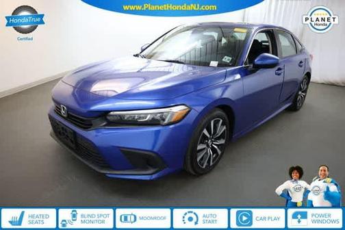 Aegean Blue Metallic 2023 Honda Civic EX